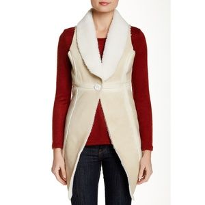 NWT Nordstrom LUMA Italy Faux Fur Vest Jacket